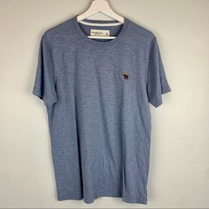 Abercrombie & Fitch blue moose logo tee